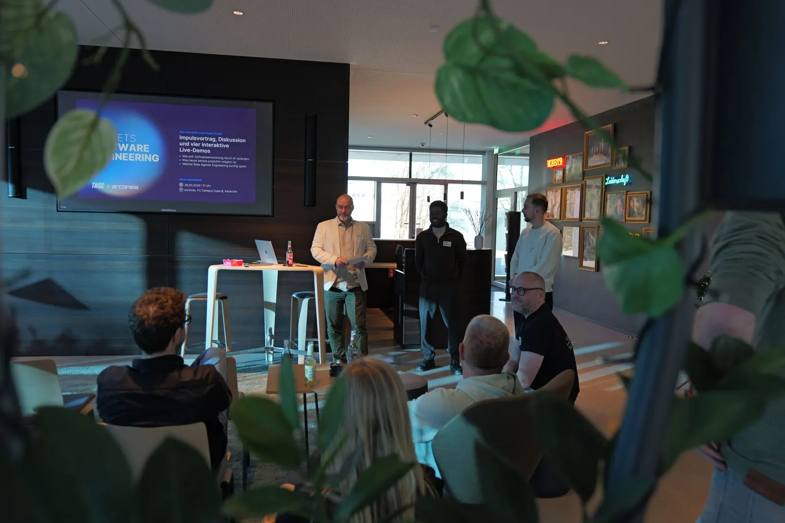 Live-Demo-Station beim Event KI meets Software Engineering